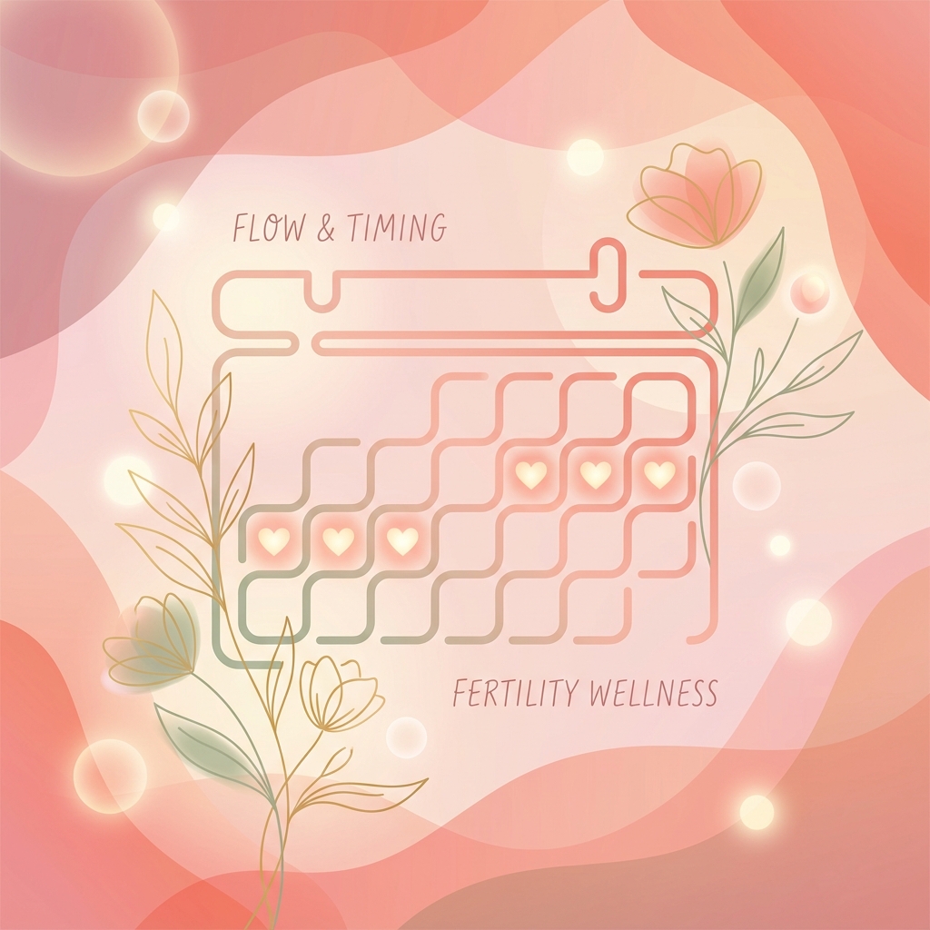 Fertility window and timing illustration